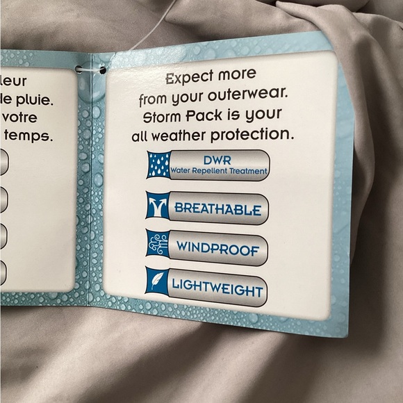 New golf rain shell, Niagara whirlpool golf course. Large Storm Pack - Picture 4 of 4